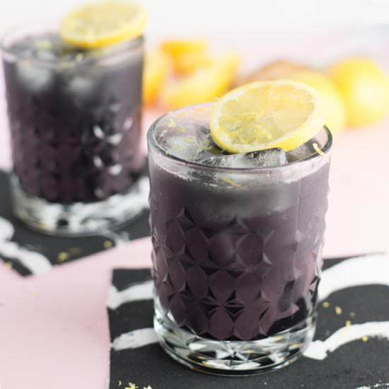 Super Easy Charcoal Lemonade