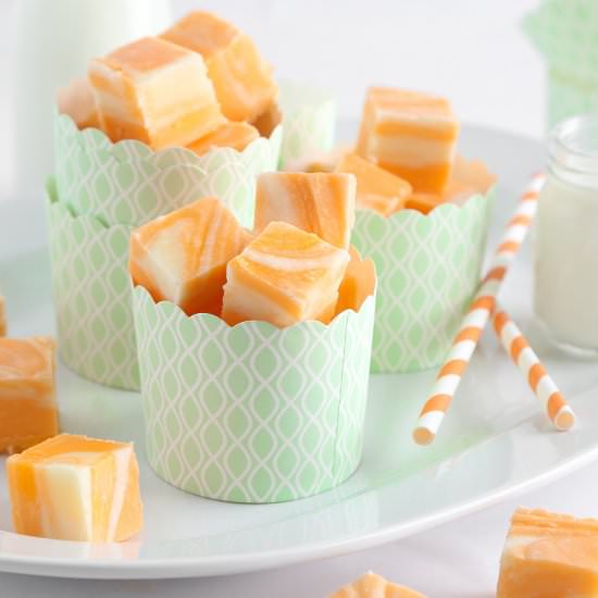 Creamsicle Fudge