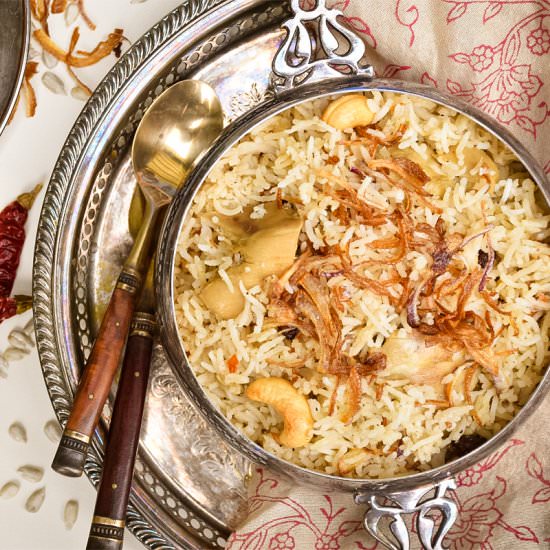 Coconut Milk Chicken Pulao