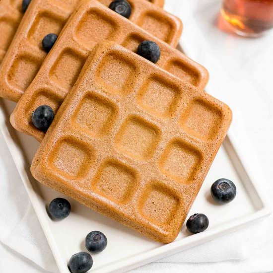 Healthy Baked Buttermilk Waffles