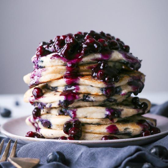 Simple Blueberry Pancakes