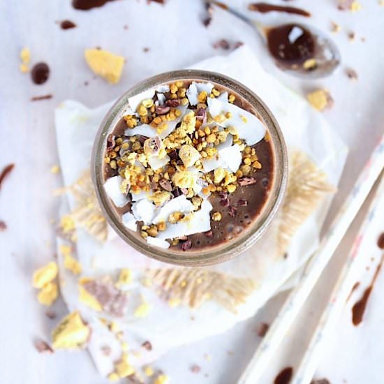 Chocolate Honeycomb Crunch Smoothie