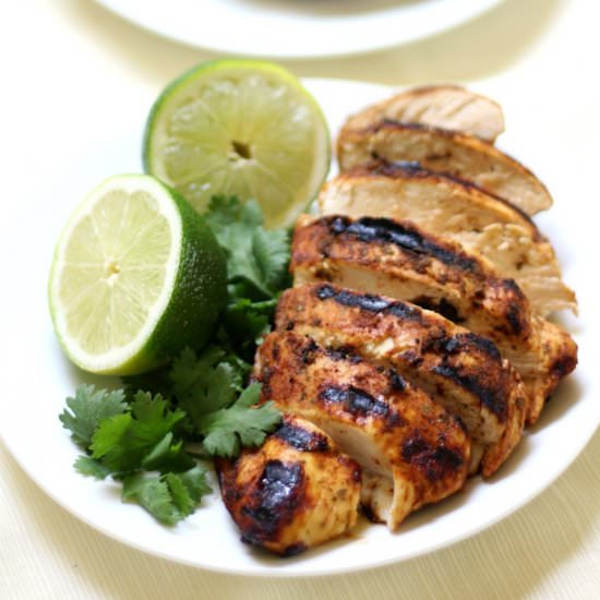 Grilled Chili Lime Chicken (GF/P)