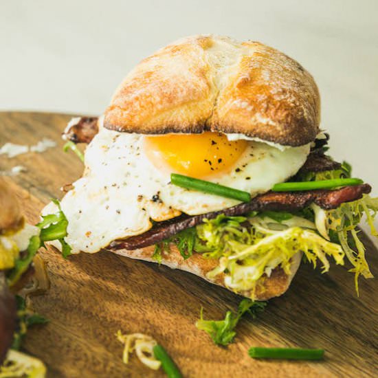 Frisée aux Lardons Breakfast Sandwich