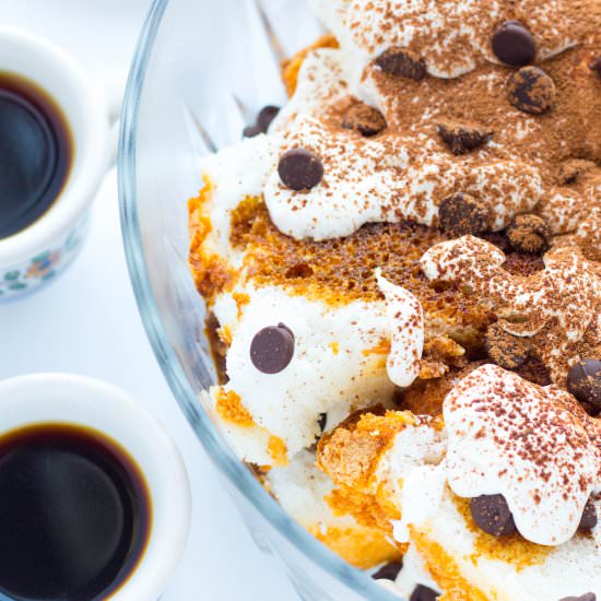 Tiramisu Angel Food Cake