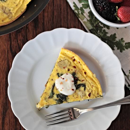 Spinach Artichoke Frittata