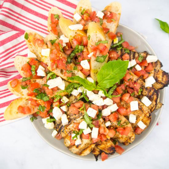Grilled Bruschetta Chicken