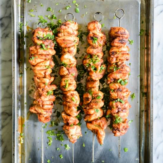 Smokey Chicken Kabobs