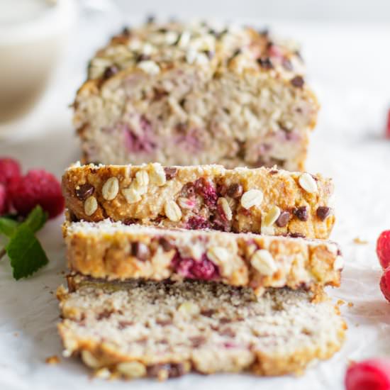 Raspberry Banana Bread