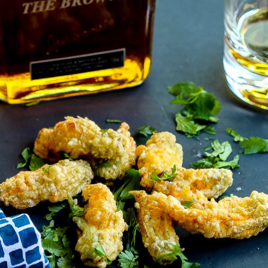 Fried Stuffed Squash Blossoms