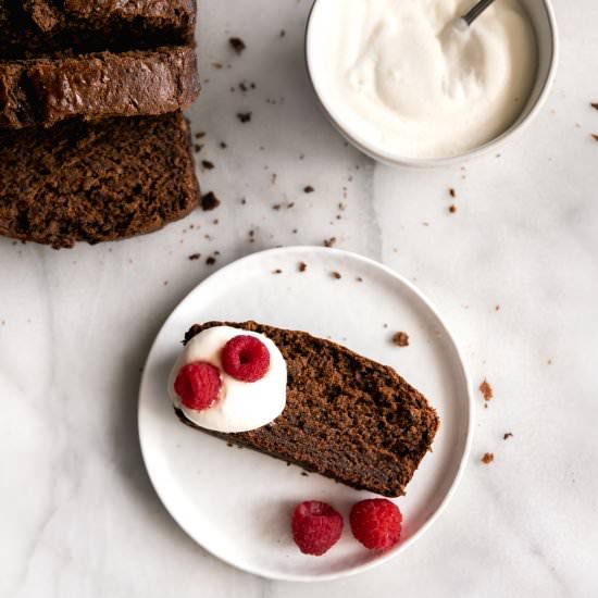 Moist Chocolate Banana Bread