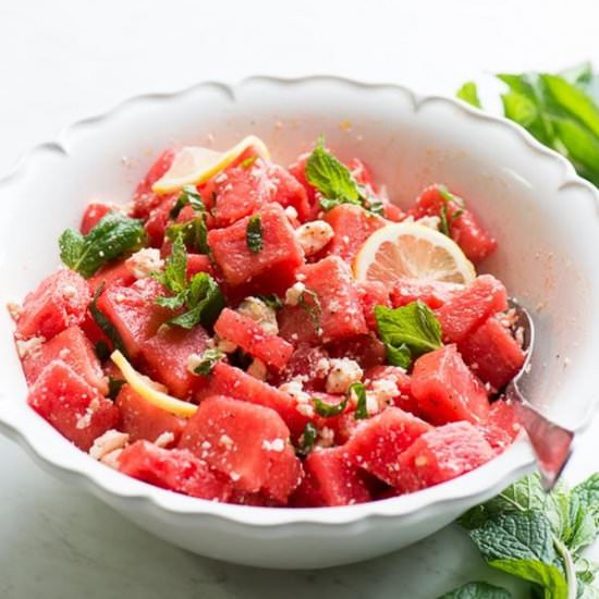 watermelon feta salad