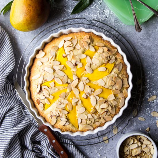 Tropical Mango Almond Cake