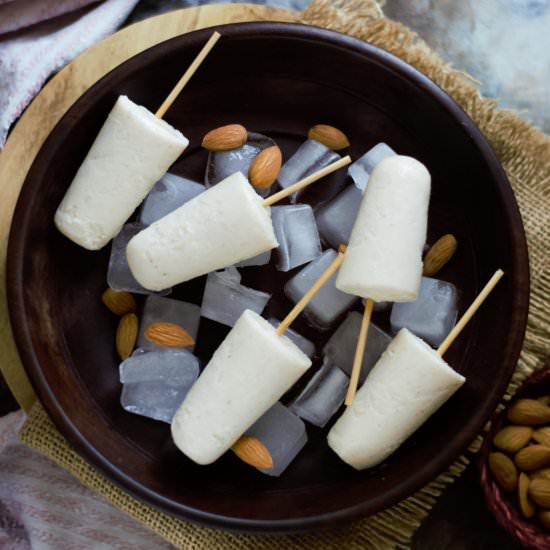 Almond milk kulfi