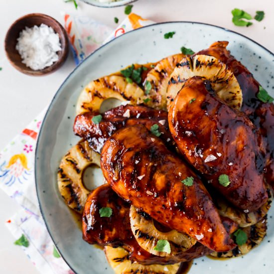 Grilled Hawaiian BBQ Chicken