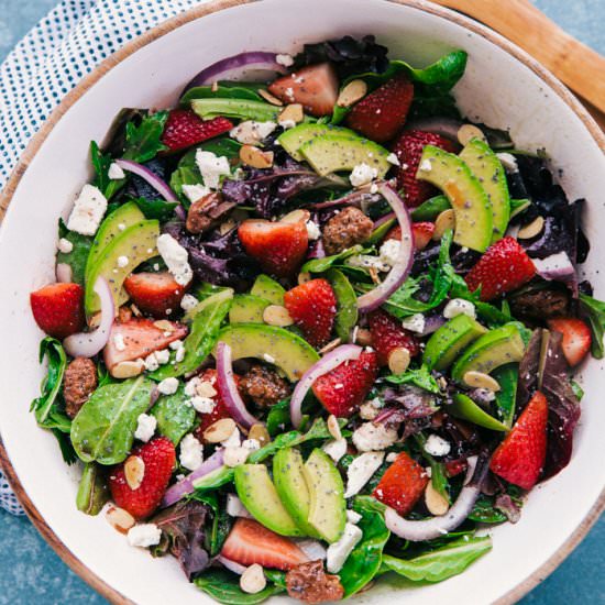 STRAWBERRY AVOCADO SPRING SALAD