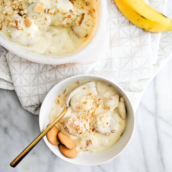 Easy Homemade Banana Pudding