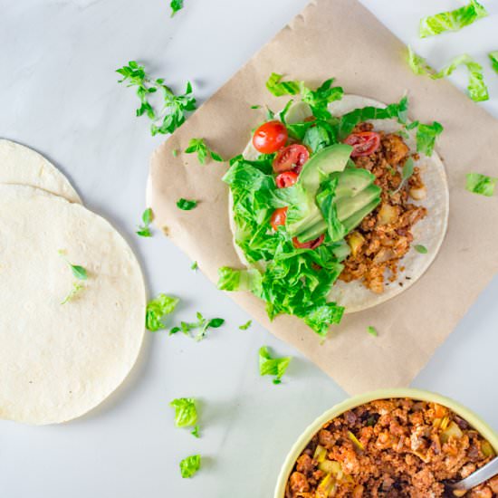 Sweet & Spicy Vegan Tacos