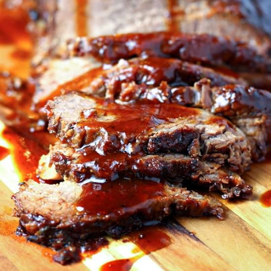 Slow Cooker BBQ Beef Brisket
