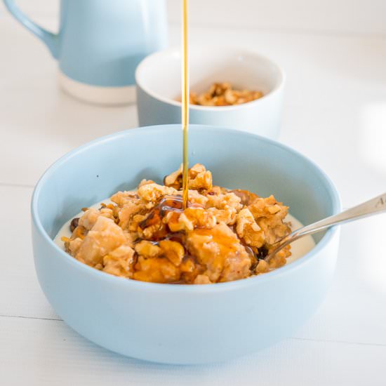 Slow Cooker Porridge – Spiced Apple