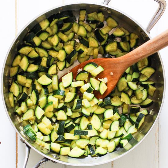 Sauteed Zucchini with Garlic