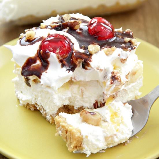 No-Bake Banana Split Dessert