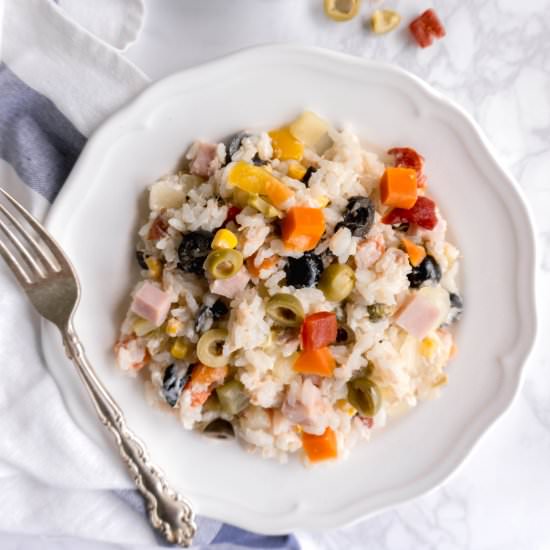 Italian rice salad- insalata di riso