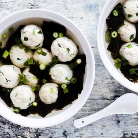 Fish Balls and Seaweed Soup