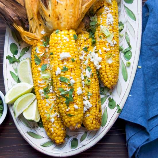 Grilled Chipotle Lime Corn