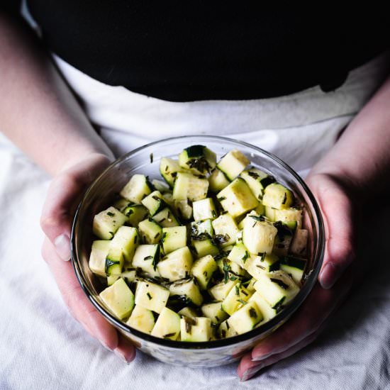 Easy Tangy Cucumber Salad