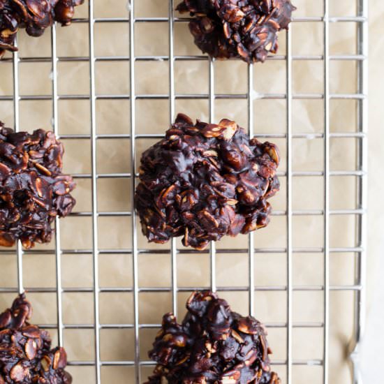 Chocolate Oatmeal No Bake Cookies