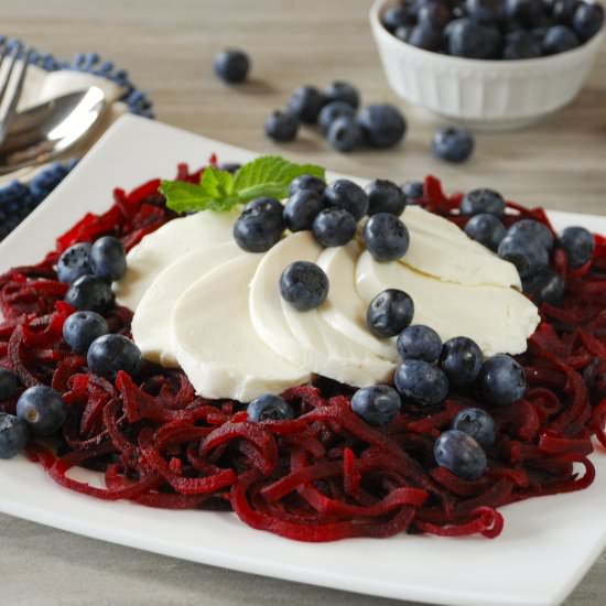 Beet & Blueberry Caprese Salad