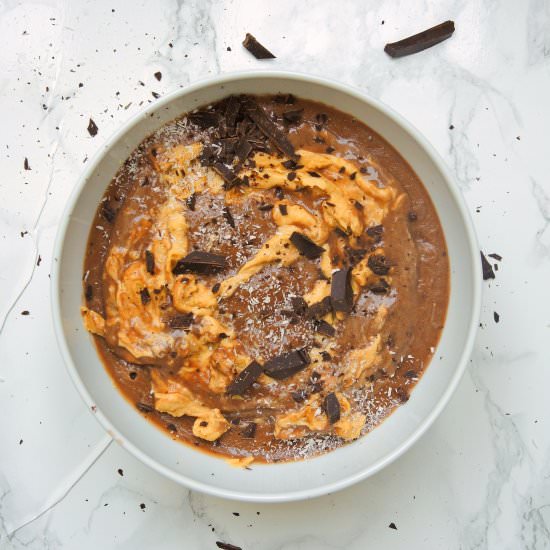 Chocolate banana ice cream