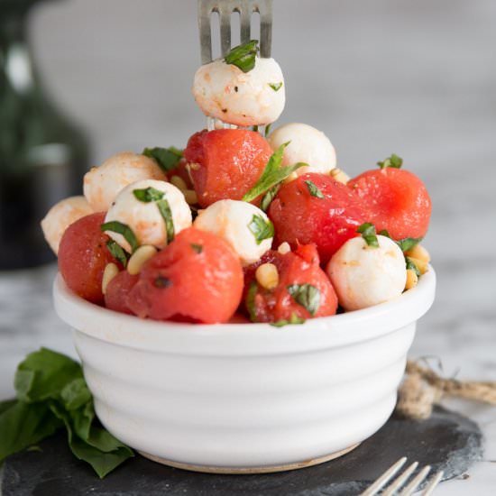 Watermelon and Mozzarella Salad