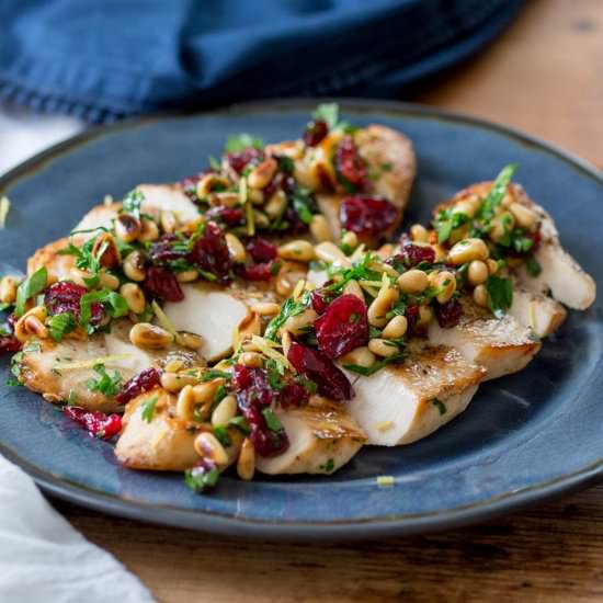 Cranberry & Pine Nut Chicken