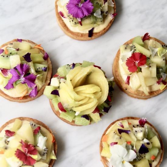 Vanilla Kiwi Tarts