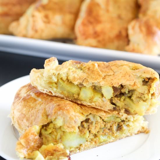 Indian Pot Pie Turnovers