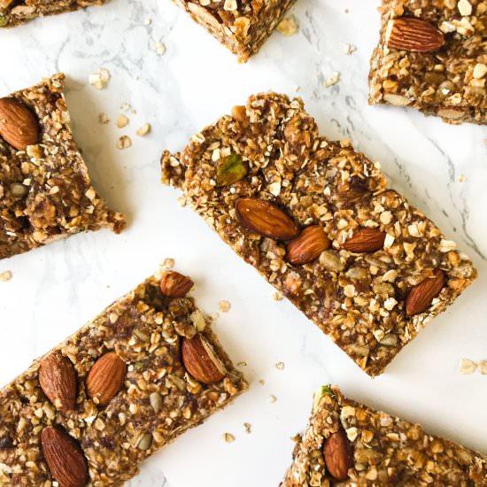 Roasted Nut Granola Bars