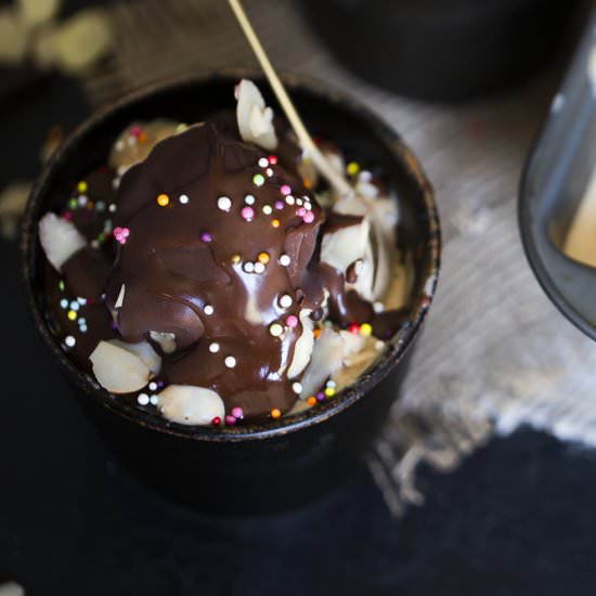 Vegan Almond Butter Ice Cream