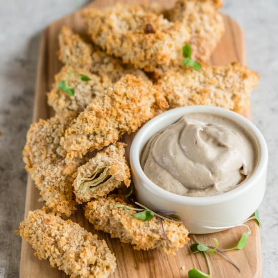 Baked Artichoke Fries