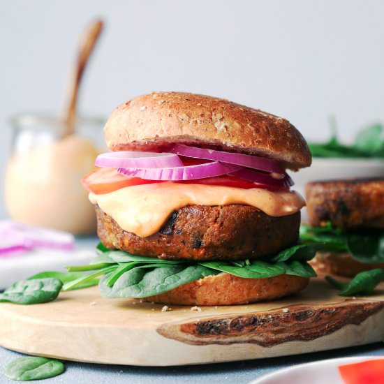 Vegan Veggie Burgers