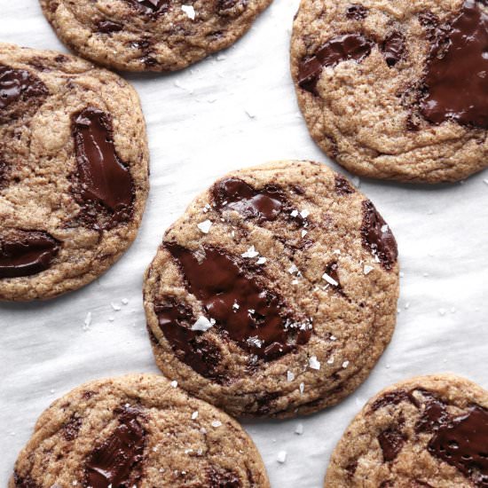 Chocolate Chip Spelt Cookies