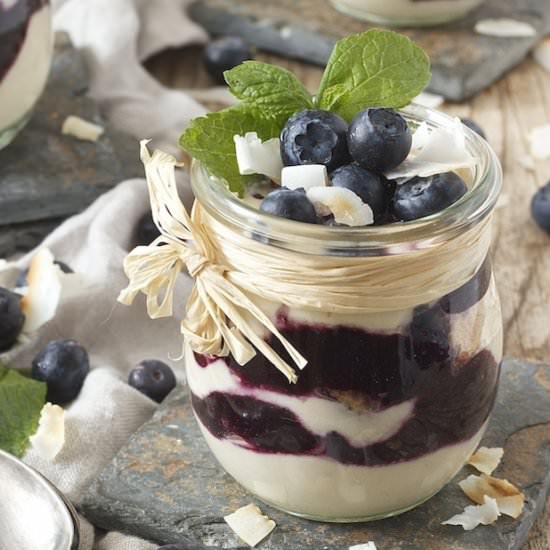 Blueberry Tiramisu
