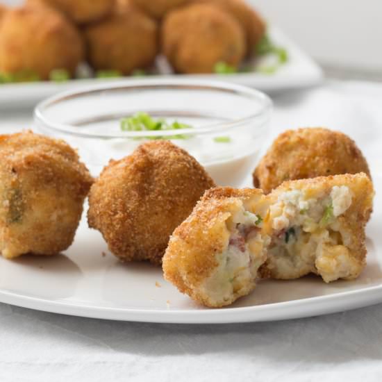 Loaded Mashed Potato Bites