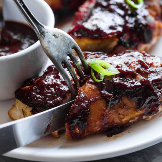 Bacon  Wrapped  Sticky  Chicken