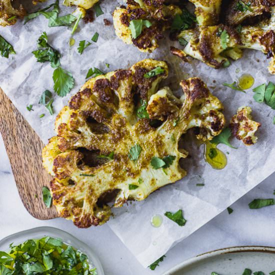Roasted Cauliflower Steaks