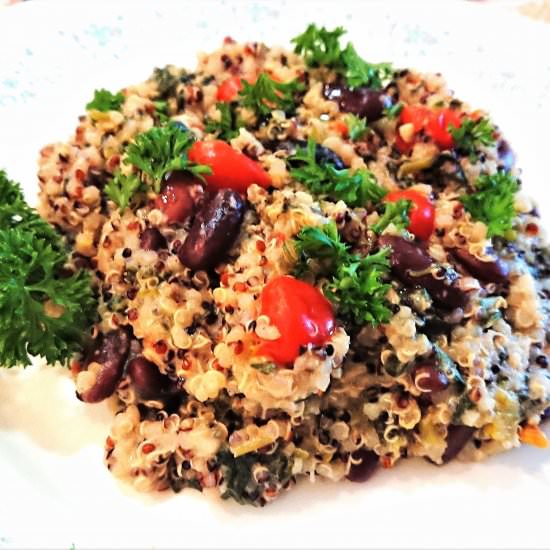 Lemon-garlic quinoa