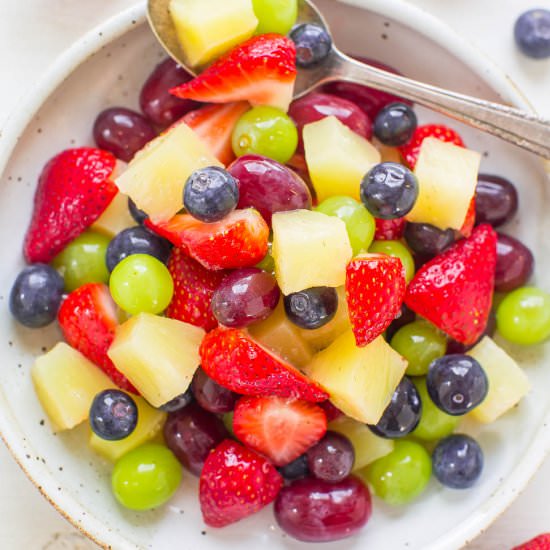 Pina Colada Fruit Salad