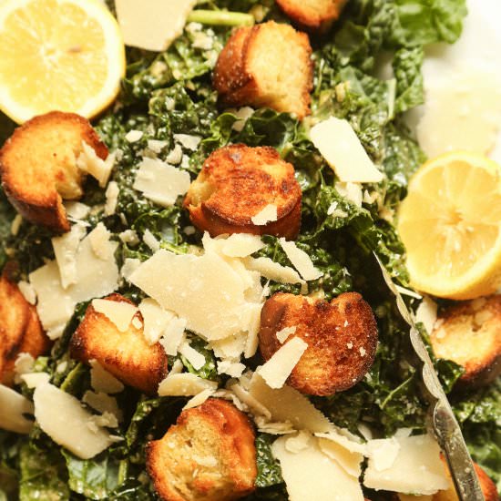 Kale Caesar Salad
