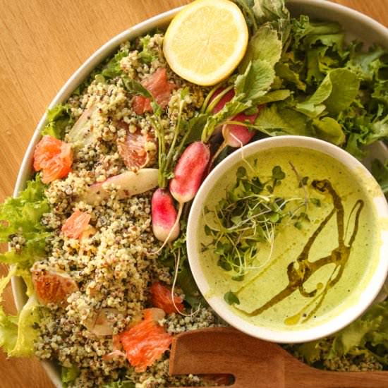 Green Goddess Quinoa Salad